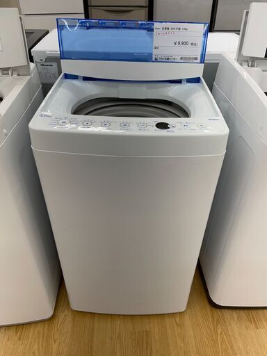 Haier　洗濯機　２１年製　4.5kg　JW-C45FK　SJ601