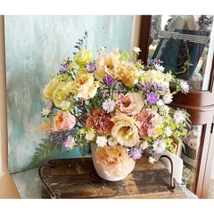 大人かわいいフラワー教室♡生花、プリザーブドフラワー、アーティフ...