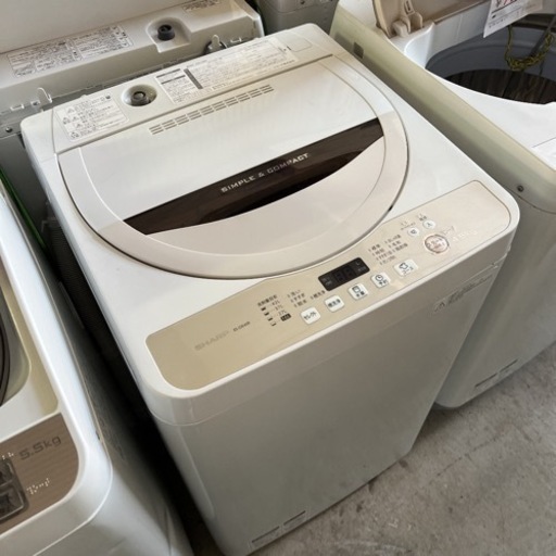大阪限定●配送無料●2016年製●SHARP●ES-GE45R●洗濯機