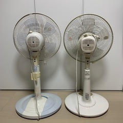 扇風機 2台の画像