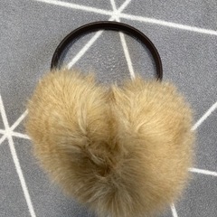 決まりました　フェイクファー　耳当て　ユニクロ