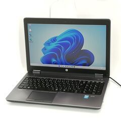 保証付 高速SSD Wi-Fi有 15.6型 ノートパソコン HP ZBook 15 中古良品