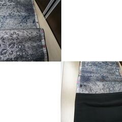 帯 和装 長さ(約)212㎝ 着物 薫風麗花文 青系 和服 仕立て上がり 苫小牧西店の画像
