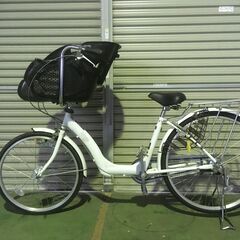 婦人用自転車 チャイルドシート付き 26インチ ３段変速（中古 ...