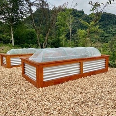 【棟梁】のレイズドベッド　菜園を造園に！