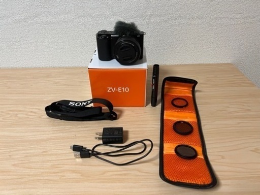 【決まりました】SONY VLOGCAM ZV-E10 パワーズームレンズキット　Vlogカメラ＋K&FCONCEPTフィルター　※上以外の複数画像有ります。