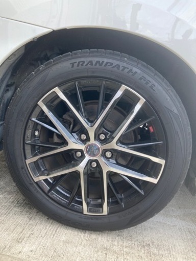 値下げ!!共豊 スマックレヴィラAME18インチタイヤ付きホイール4本セット