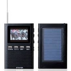 TV.FM.AMラジオ　充電式　ソーラーパネル搭載の画像