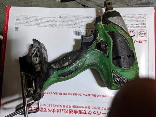 日立インパクトレンチ18v本体のみ、フック外しますm(__)m