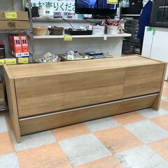 TV台 木目調 ナチュラル W(幅)140.5×H(高さ)49....