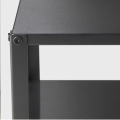 【新品】IKEA KNARREVIK クナレヴィーク ベッドサイドテーブル　ブラックの画像