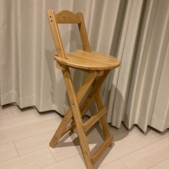 折りたたみ椅子　カウンターチェア