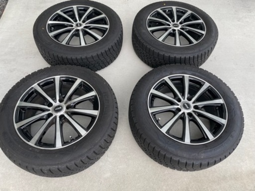 スタッドレスホイールセット17インチ　バリ溝