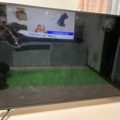 お取引中　ジャンク品　50型テレビ　画面割れ