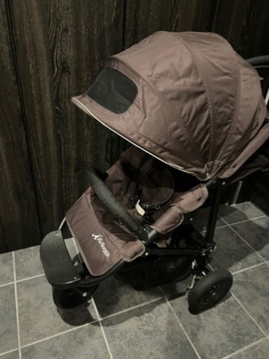 ベビーカー　エアーバギーココ（Air buggy coco）とレインカバー