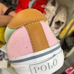 未使用品　POLO ポロ ラルフローレン スニーカー25.5 の画像