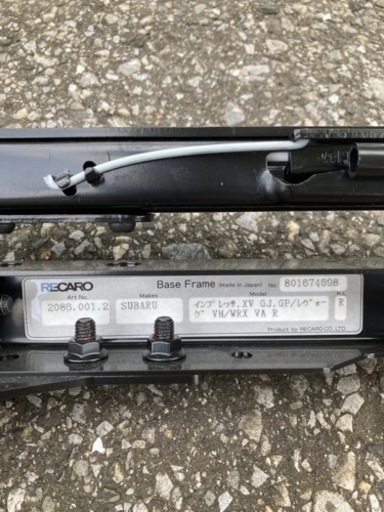 レヴォーグ　インプレッサ　RECAROシートレール