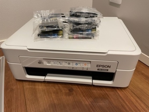【商談中】プリンター　エプソン　Wi-Fi PX-049A  美品　取説、インク付き　訳あり