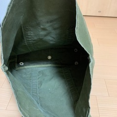 一澤帆布製　トートバッグ　カーキ色の画像