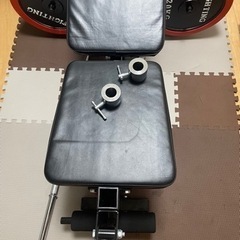 ファイティングロード筋トレ器具　ベンチプレスとダンベルの画像