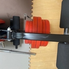 ファイティングロード筋トレ器具　ベンチプレスとダンベルの画像