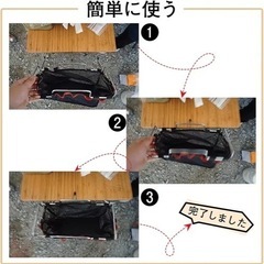 ⭐️テーブルサイドメッシュバッグ アウトドア キャンプの画像