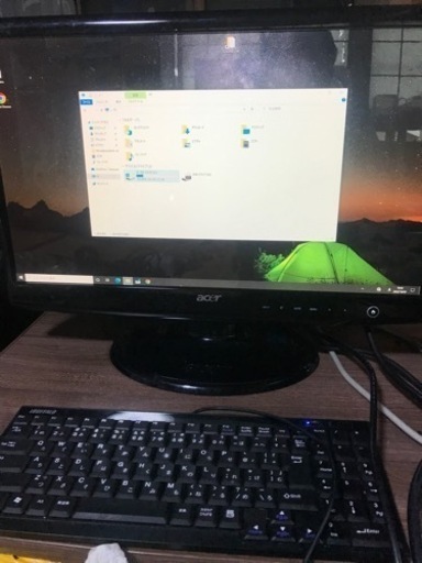 少し小型　デスクトップPCセット　optiplex390. cpui5-2400 メモリ4GB HDD 250GB 22インチモニター　キーボード　マウスセット