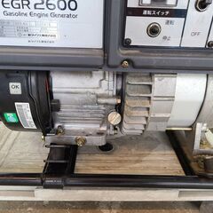 新ダイワ ガソリンエンジン発電機 EGR2600 26A 60Hz 100V 単相 エンジン整備済の画像