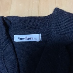 familiar ニット　ジャケットの画像