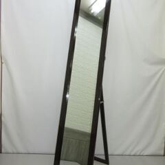 stp-1567　MDFスタンドミラー　ダークブラウン　スタンド...
