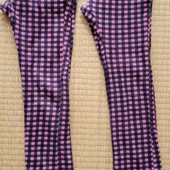 ②　2枚セット裏起毛スキニーパンツ