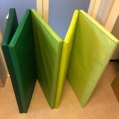 IKEA 折りたたみ式ジムマット グリーン 78x185 cmの画像