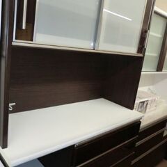 ジモティ来店特価!!! 　レンジボード　NITORI　ダークブラウン　　J-1023