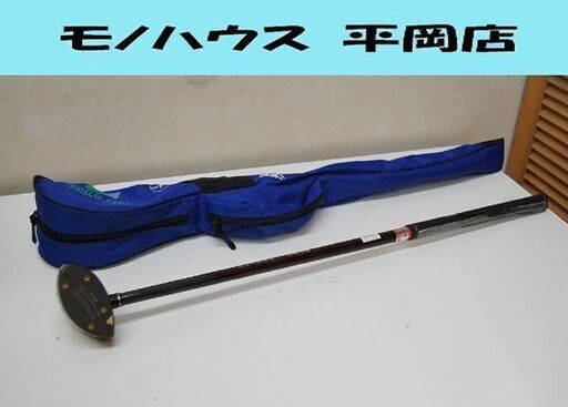 IPGA認定 asics パークゴルフクラブ WS-1 Spirit Flag 全長83cm 右打ち ワイン系 Back Cavity カバー・ケース付き アシックス 札幌市 清田区 平岡