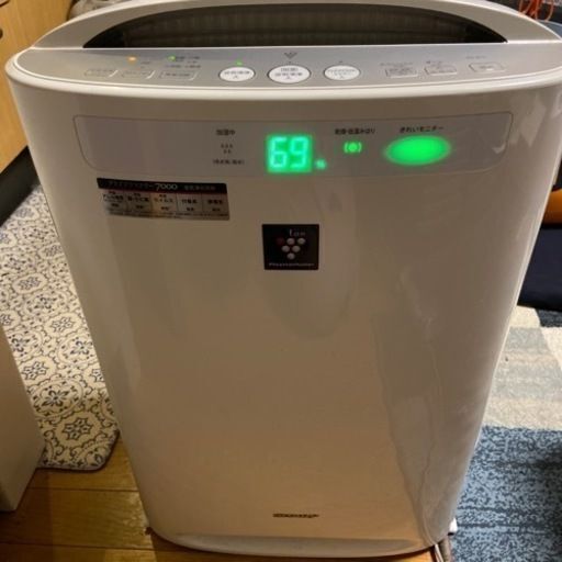 シャープ SHARP KC-B70 高濃度プラズマクラスター7000 加湿空気清浄機