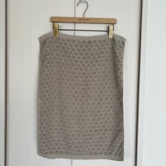 【お譲り先決定】ドットバスマット グレージュの画像