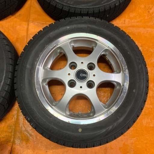 ?155/65R13 8分山スタッドレス、アルミホイールセット