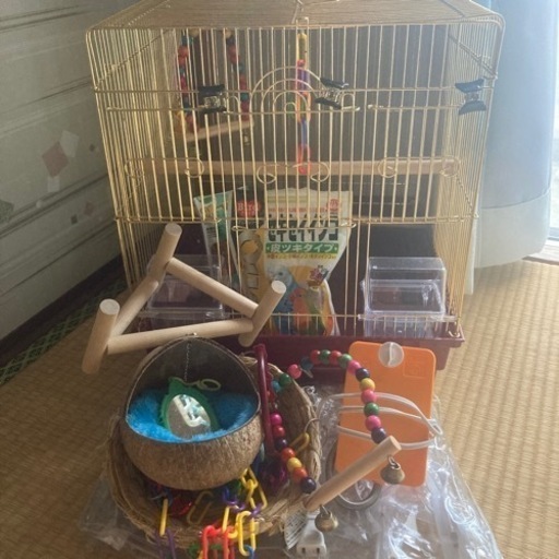 インコゲージ&おもちゃ、ヒーター