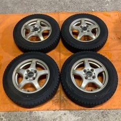 🌈145/80R13 8分山スタッドレス、アルミホイールセット