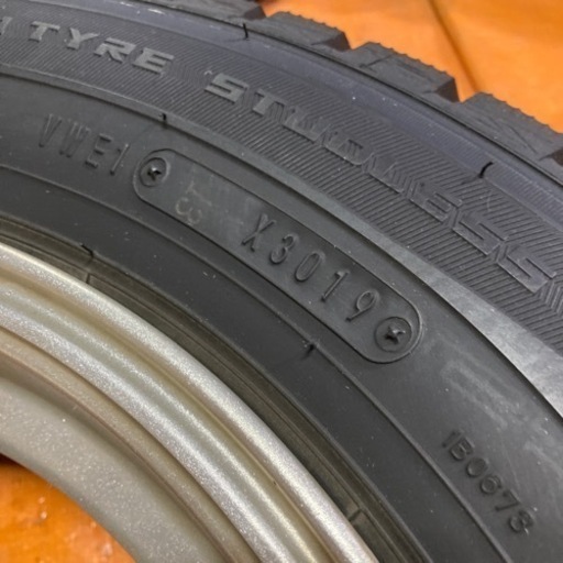 ?145/80R13 8分山スタッドレス、アルミホイールセット
