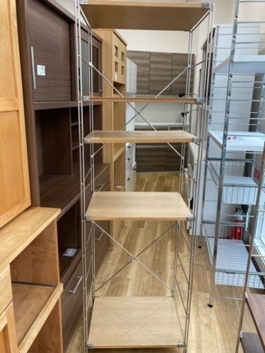 取りに来れる方限定！【無印良品】便利なステンレスユニットシェルフです！！