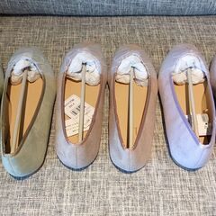ふわりっと レディースリボンバレエシューズの画像