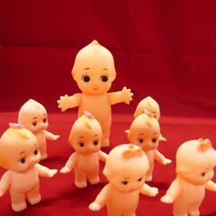 ミニキューピー人形/8体まとめ・ソフビ・本体のみ・中古品 