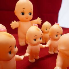ミニキューピー人形/8体まとめ・ソフビ・本体のみ・中古品 の画像