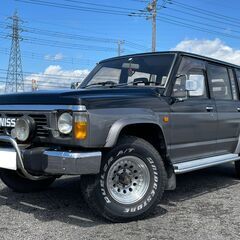☆希少☆車検付き☆日産☆サファリ☆４WD☆23.2万キロ☆ナビ付...