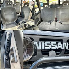 ☆希少☆車検付き☆日産☆サファリ☆４WD☆23.2万キロ☆ナビ付き☆５速マニュアル車☆U-VRGY60☆H１年車☆ディーゼル車☆の画像