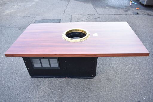 【八直終了3/8】≪zy746≫『宮城 直接引取 歓迎』美品 シンポ SPRJ 無煙 ロースターテーブル160 都市ガス 2014年 飲食店/焼き物/焼肉『複数出品』41002-05