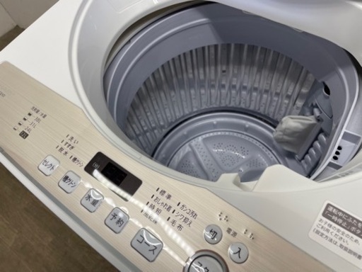 100707 シャープ6.0kg洗濯機 2020年製