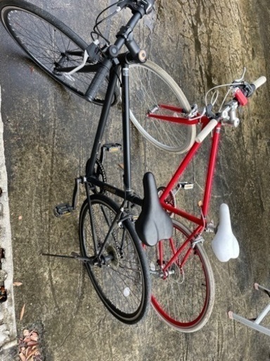 【お問い合わせ残りわずか】お早目にメッセージ下さいませ！　自転車　クロスバイク　赤