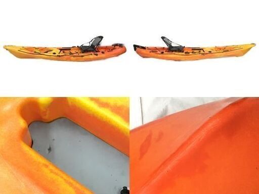 状態良好 motobell  mako12/マコ12 Riot Kayaks/ライオットカヤックス フィッシングカヤック???（ペダル